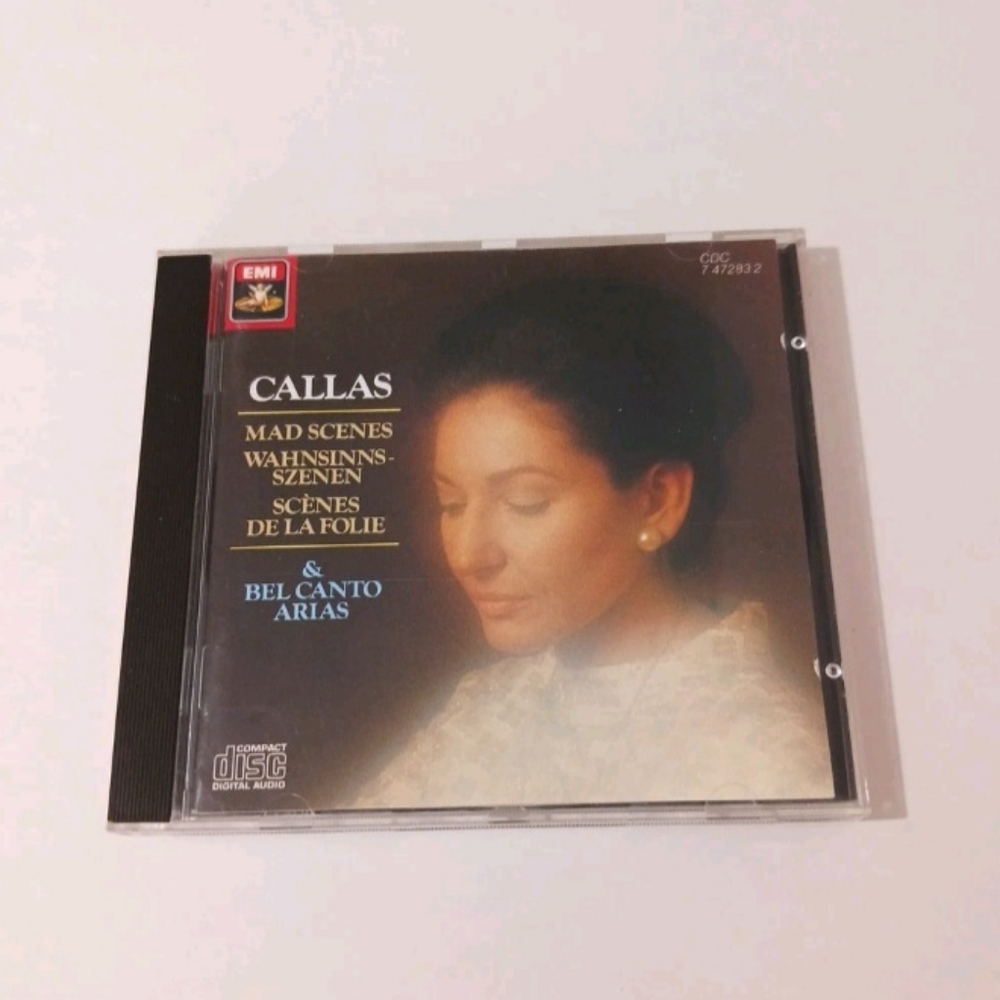 Maria Callas Mad Scenes Bel Canto Arias CD EMI Classics 1985 Germany CDC 7 47283